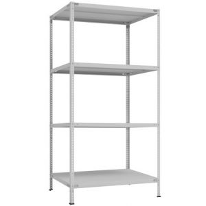Купить недорогой металлический стеллаж с 4 полками 2500х1500х500 мм модульный в Санкт-Петербурге - Стеллжофф-СПб